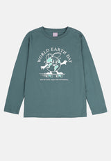 Cheetah Kids Boy Long Sleeves T-Shirt - CJ-6846(F)