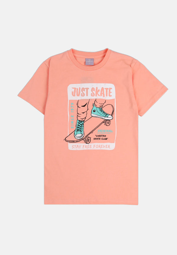 Cheetah Kids Boy Short Sleeves T-Shirt - CJ-92862(F)