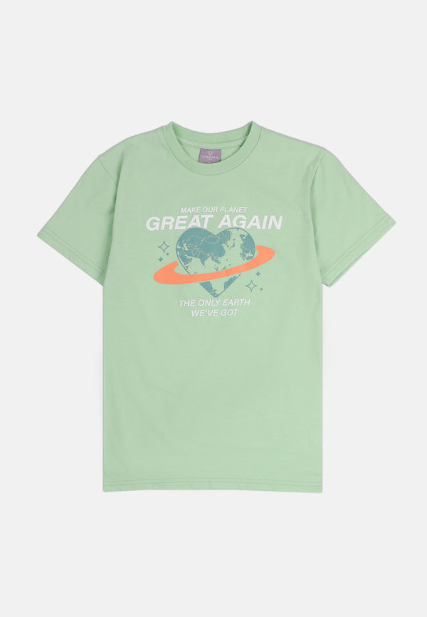 Cheetah Kids Boy Short Sleeves T-Shirt - CJ-92868(F)