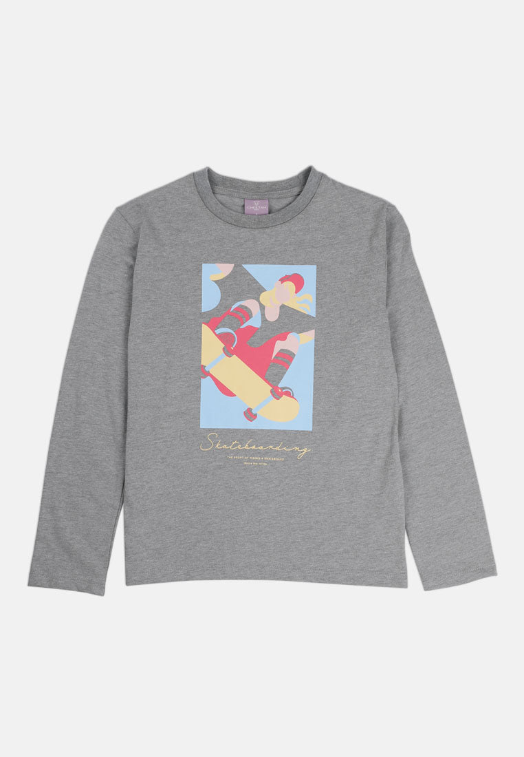 Cheetah Kids Girl Long Sleeves T-Shirt - CJG-6852(F)
