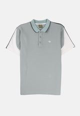CTH unlimited Men Double Layer Fancy Knit Short Sleeve Polo Shirt - CU-70020
