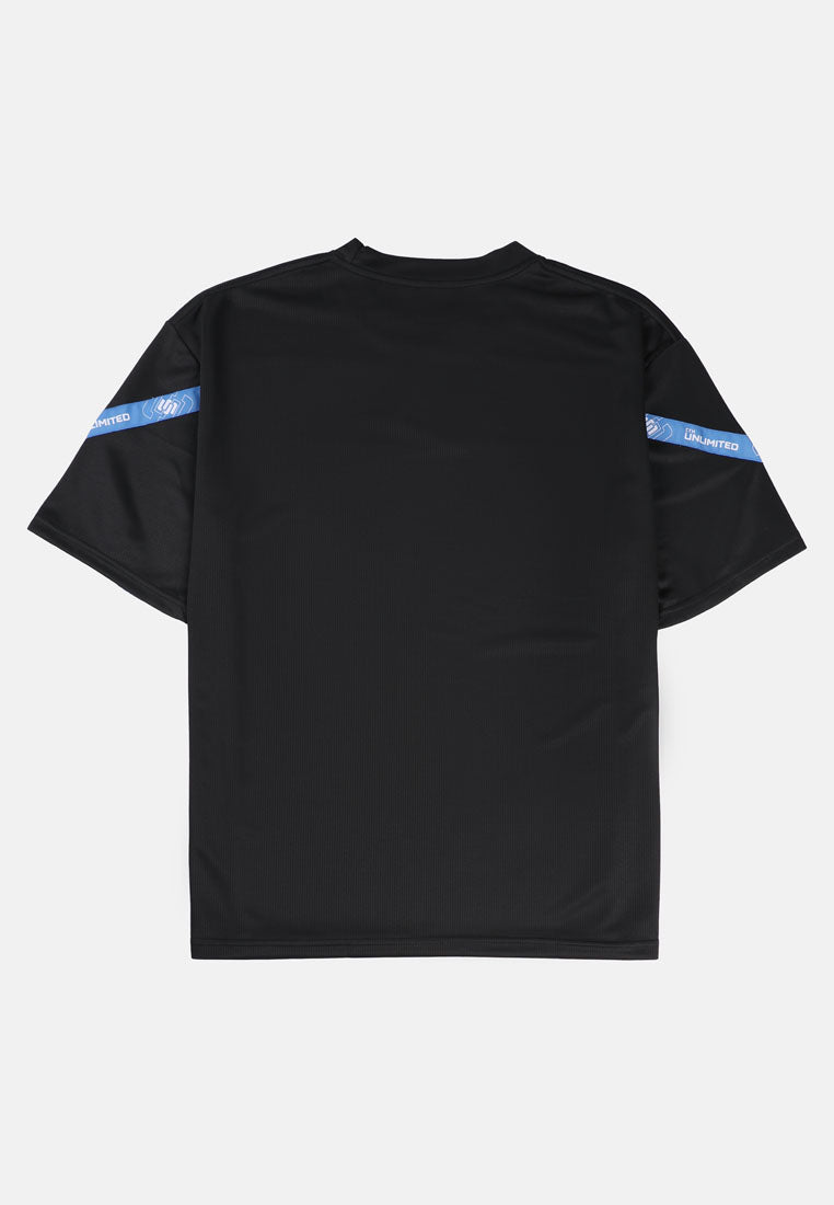 CTH unlimited Men Oversized Polyester Jacquard Round Neck Short Sleeve T-Shirt - CU-91100